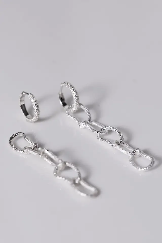 Chainé Drop: Chain Link Earring